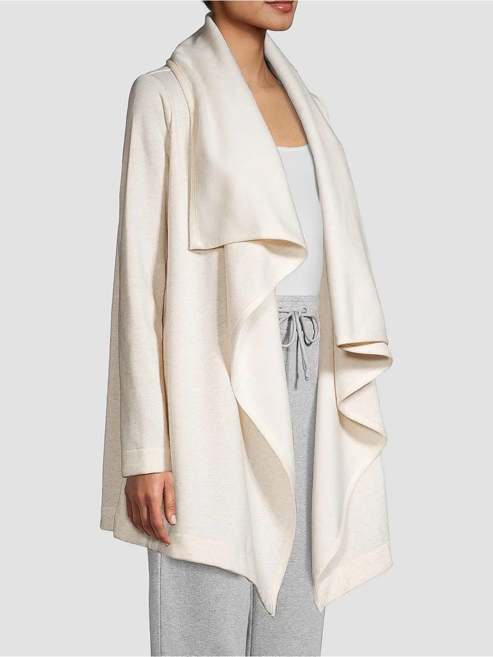 Ugg Janni Fleece Blanket Cardigan Oatmeal Heather Size Medium